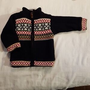 SKYR boys 12 months winter weight berber lined sweater